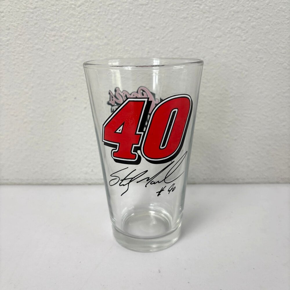 Nascar #40 Sterling Marlin Beer Pint Glass Coors Light Racing